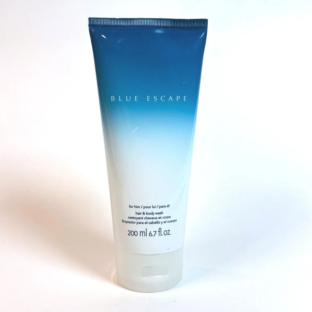 Avon Blue Escape for Him Hair & Body Wash 6.7 fl oz Mens Sealed Tube